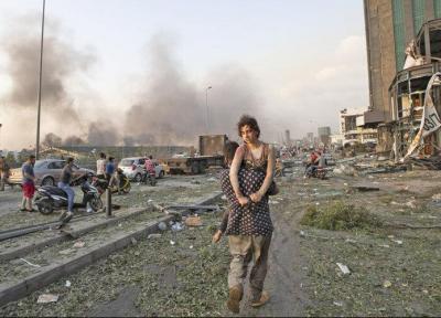 تصاویر دلخراش از انفجار بیروت ، روزی که قلب خاورمیانه از اندوه مچاله شد