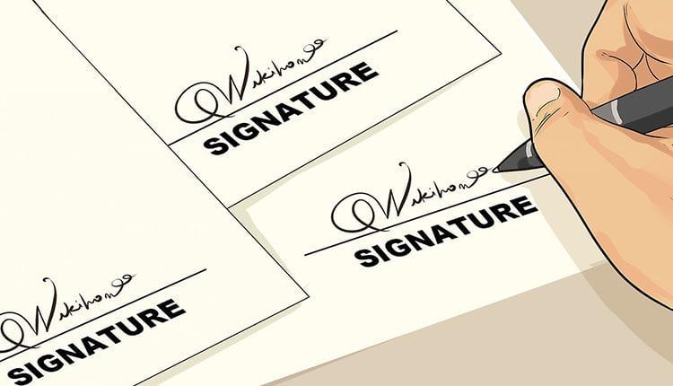 11 نمونه امضا ساده و شیک و نکات آموزشی امضا زدن