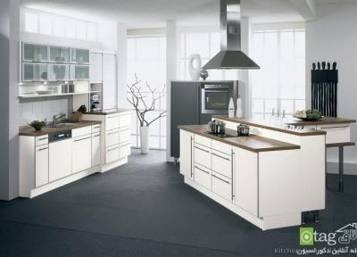 نمونه های زیبا از مدل های کابینت سفید در دکوراسیون آشپزخانه