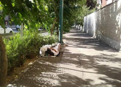 پاکسازی نقاط بی دفاع شمال شرق تهران از معتادان و افراد کارتن خواب