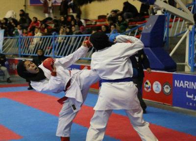 رقابت 18 تیم در لیگ های کاراته بانوان