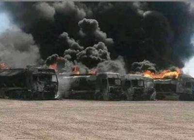 500 تانکر سوخت در حادثه امروز اسلام قلعه طعمه حریق شدند، سوختگی شدید 17 تن